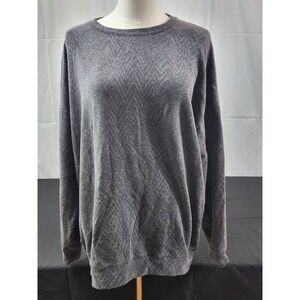 Athleta Shirt Sweatshirt Top Womens Large Gray Stretch Gym Athleisure